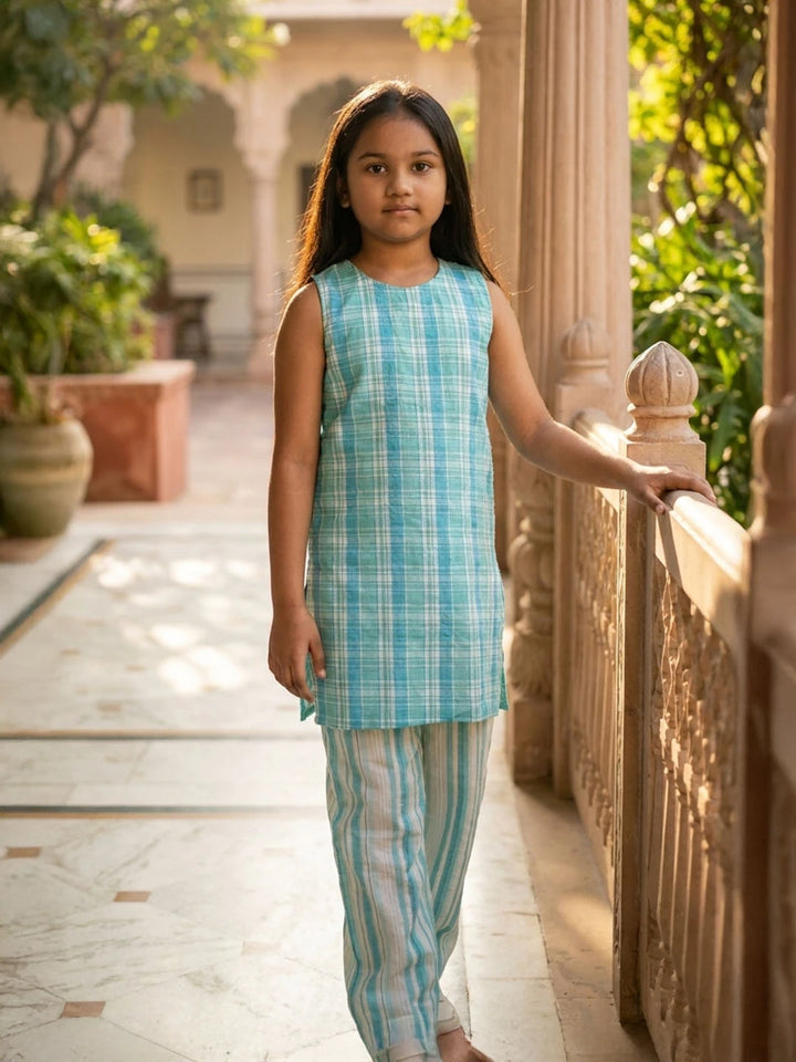 Cotton coord set for kids