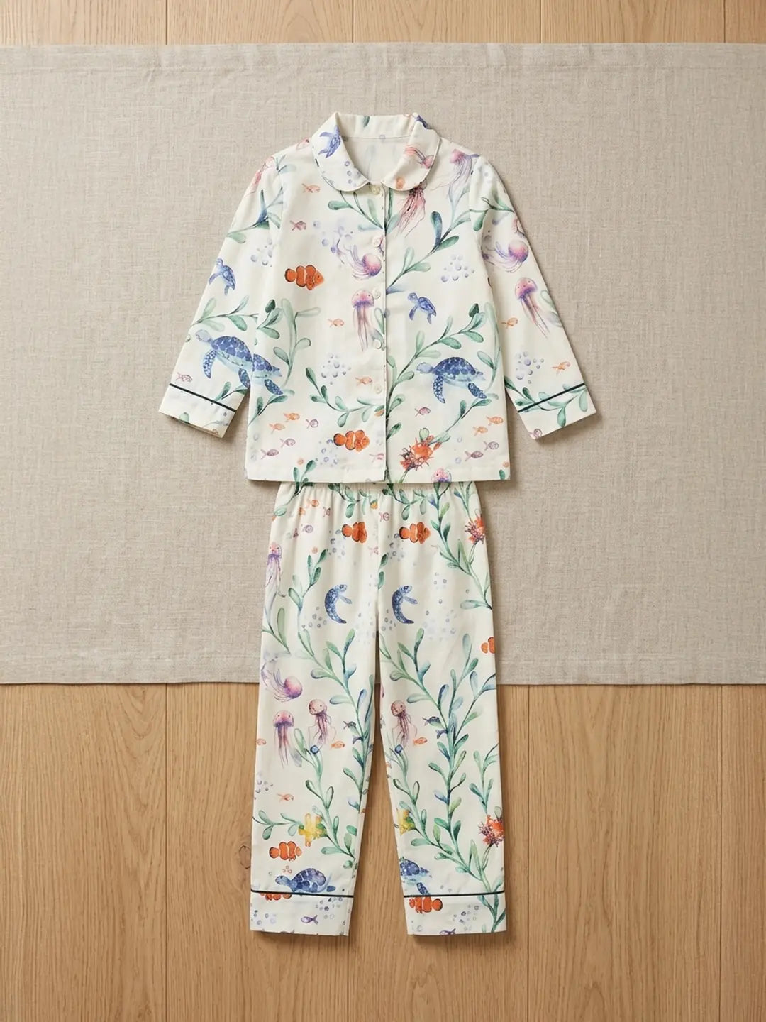 Cotton night suit for kids