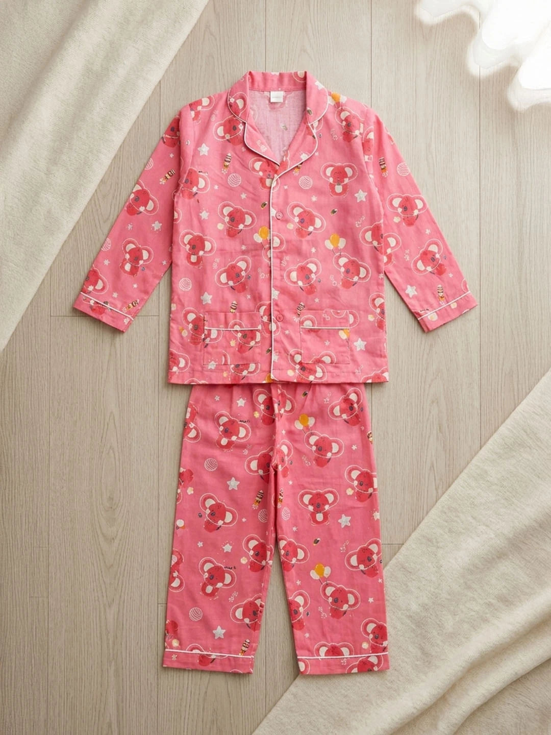 Cotton night suits for kids