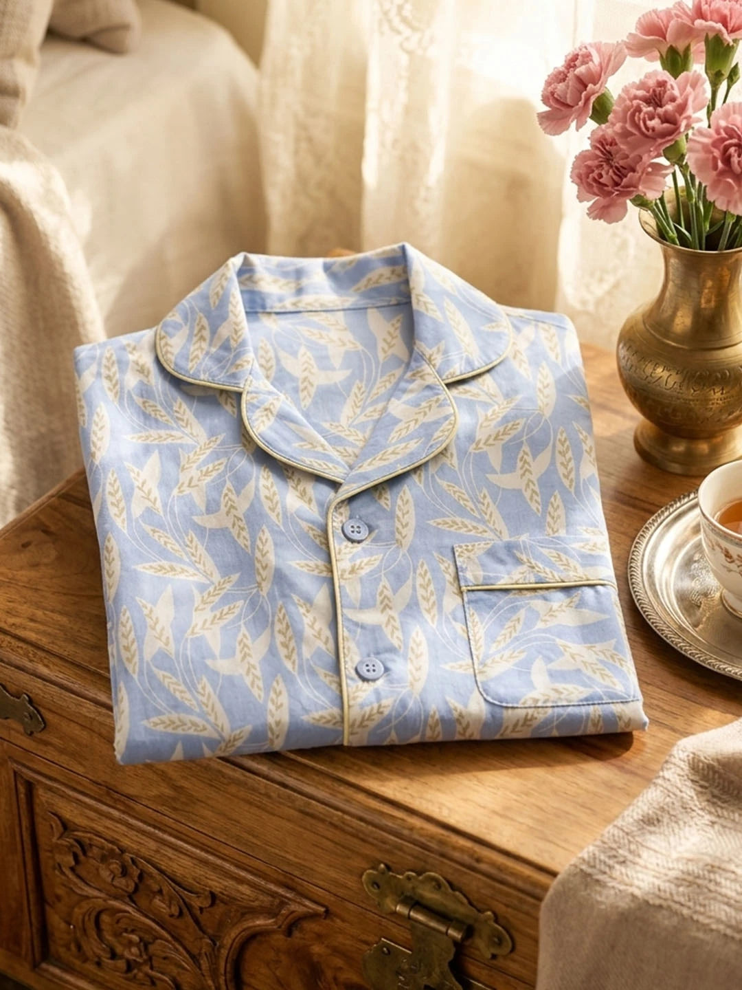 Cotton rayon night suits