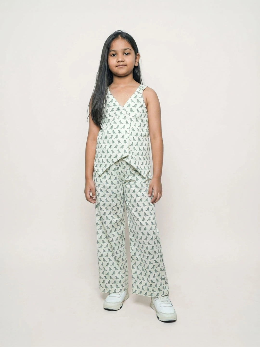 Pure cotton coord set for girls