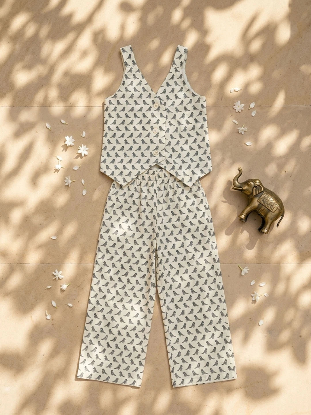 Pure cotton coord set for girls