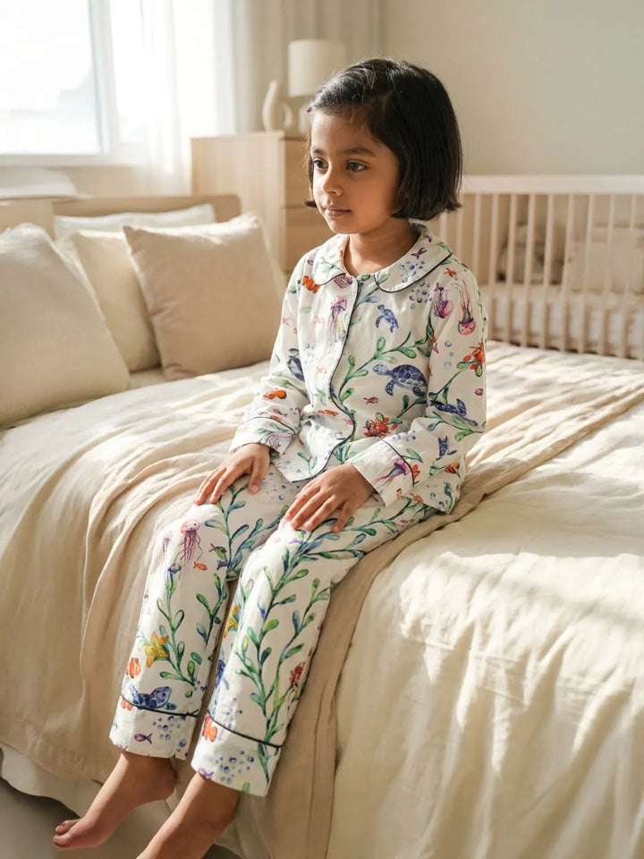 Pure cotton night suit