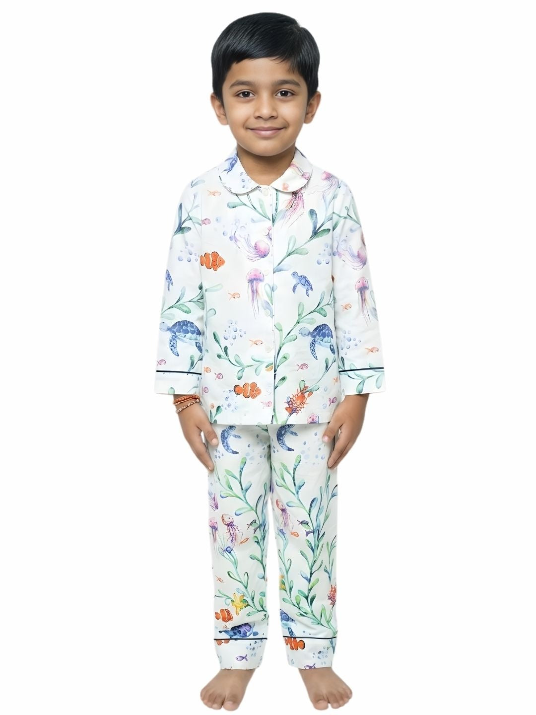 Cotton night suit for kids