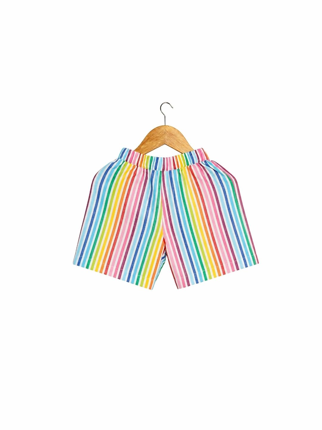 Pure cotton multicolour strips coord sets for kids