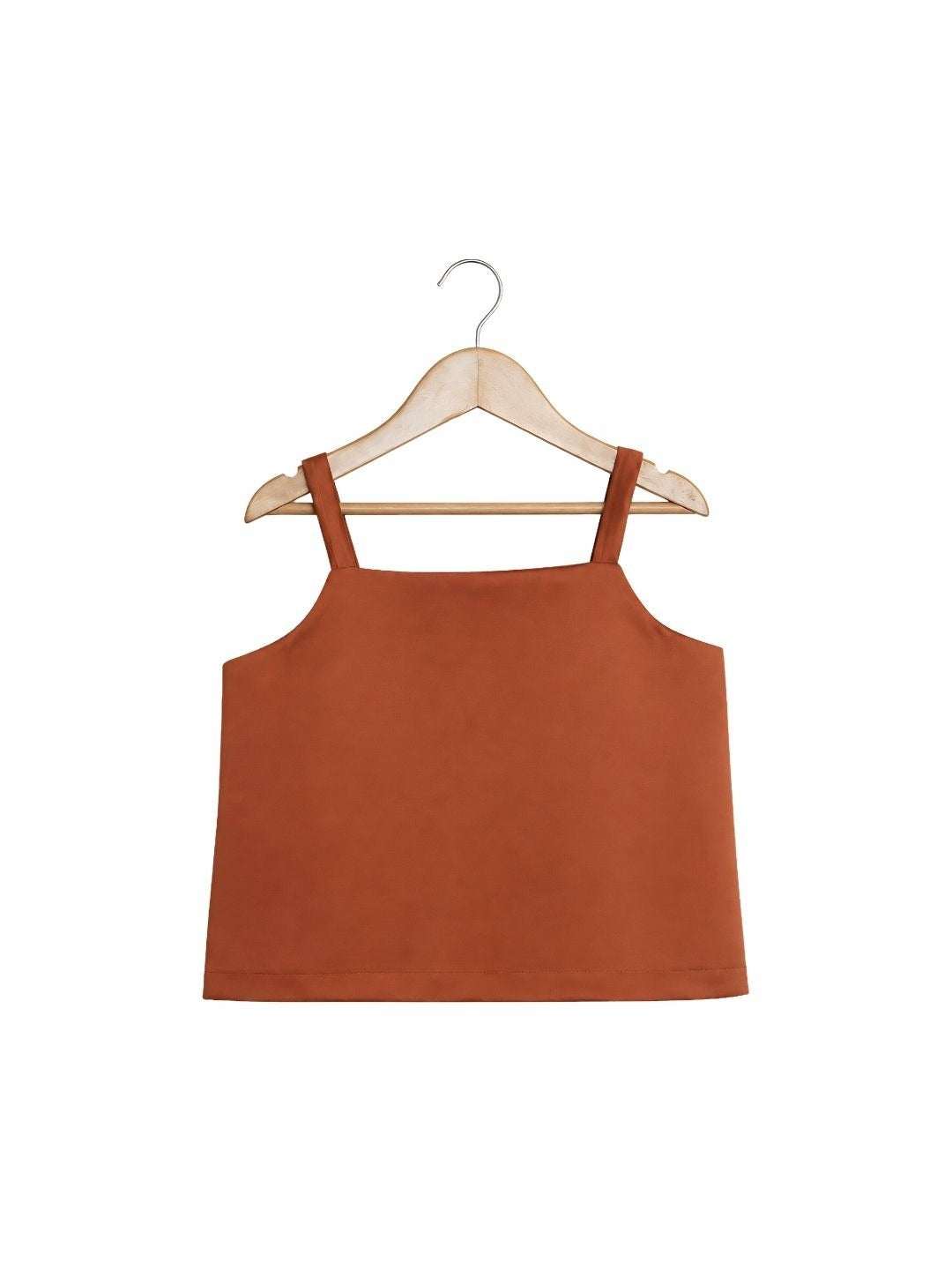 Rust Satin coord set for kids