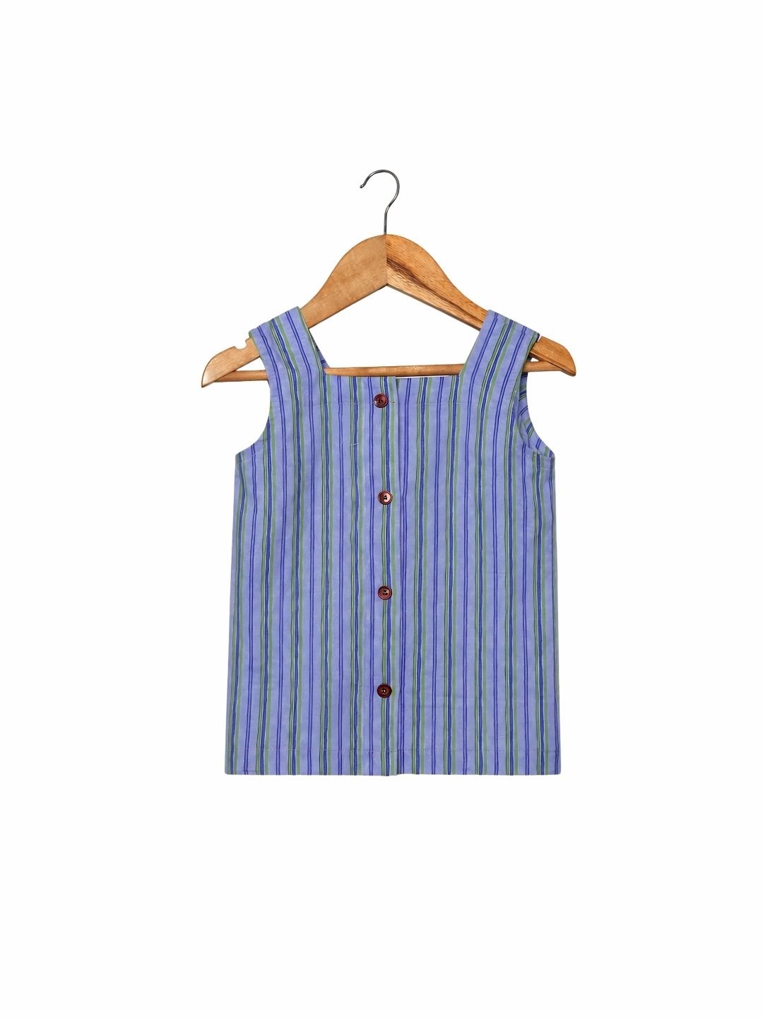 Pure cotton sleeveless coord set for kids