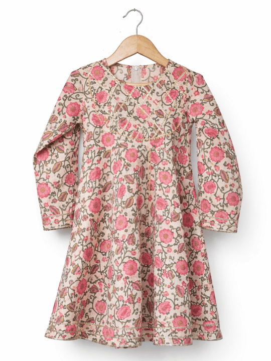 Cotton suit for girls