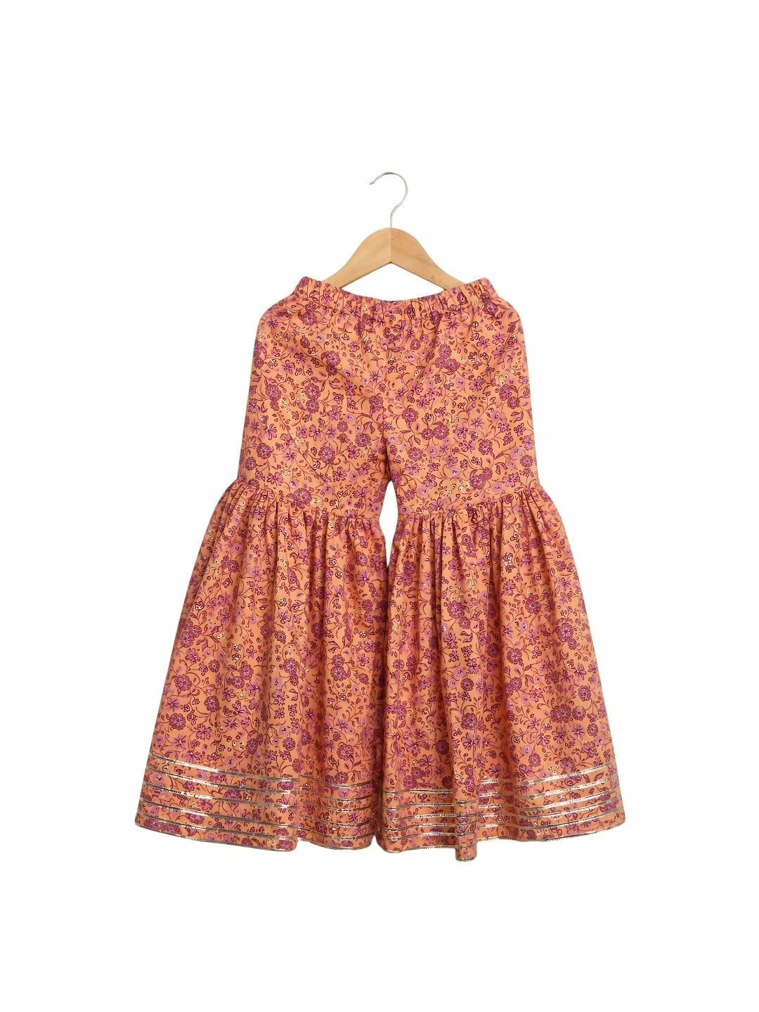 Glace cotton sharara set for girls